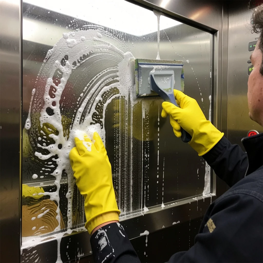 Detailed Elevator Cleaning and Sanitization